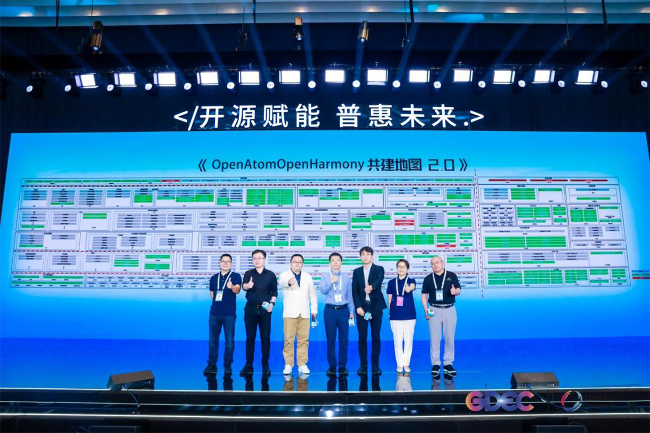 2023開放原子全球開源峰會丨軟通動力聯合華為等單位發布《OpenHarmony 共建地圖2.0》